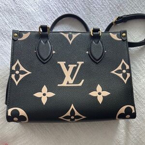 Louis Vuitton On The Go PM - Black & Beige